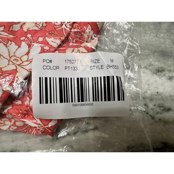 J Crew Bikini Bottom Womens Medium Pink White Floral Cheeky Swimsuit Beachy - Picture 7 of 7